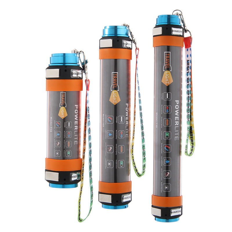 Camping flashlight orange from fitflow store