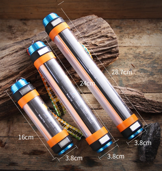 Camping flashlight orange from fitflow store
