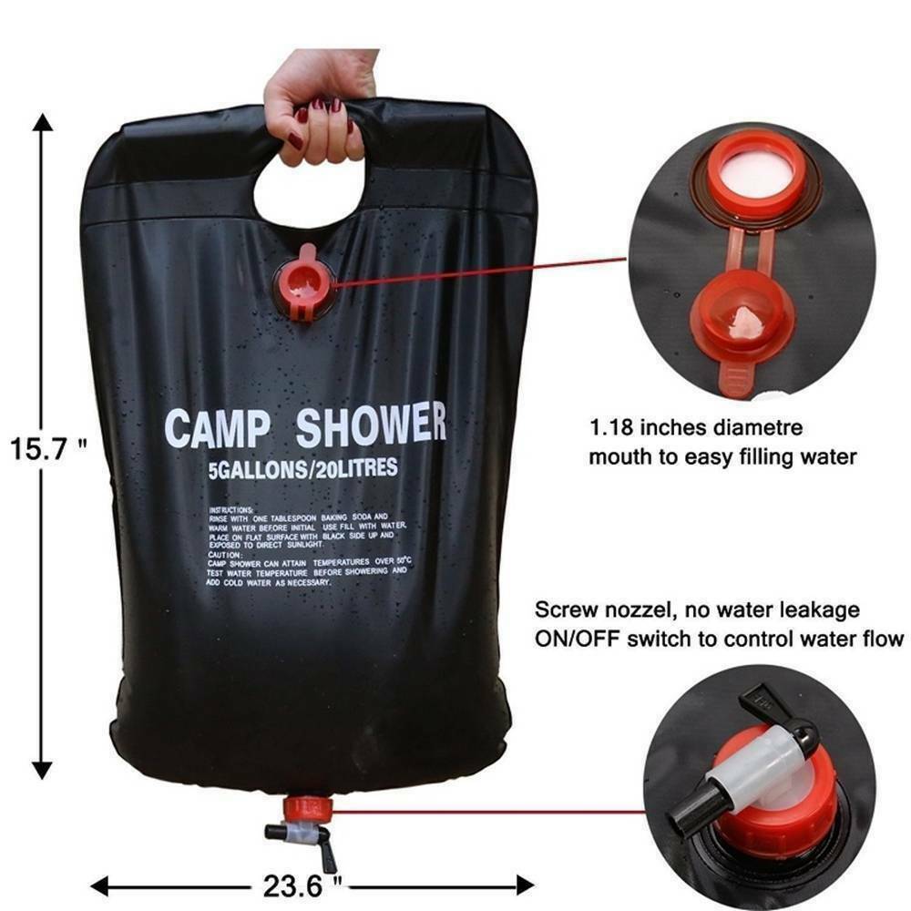 20L Solar Shower Bag from fitflow store