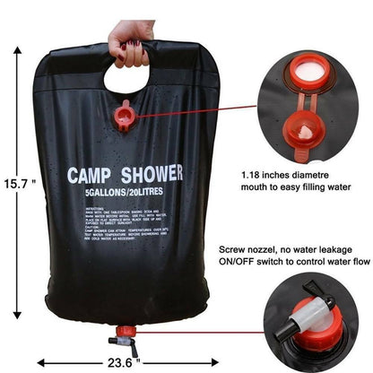 20L Solar Shower Bag from fitflow store