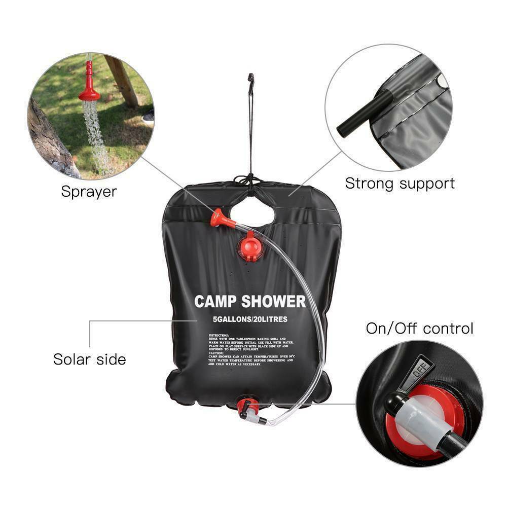 20L Solar Shower Bag from fitflow store