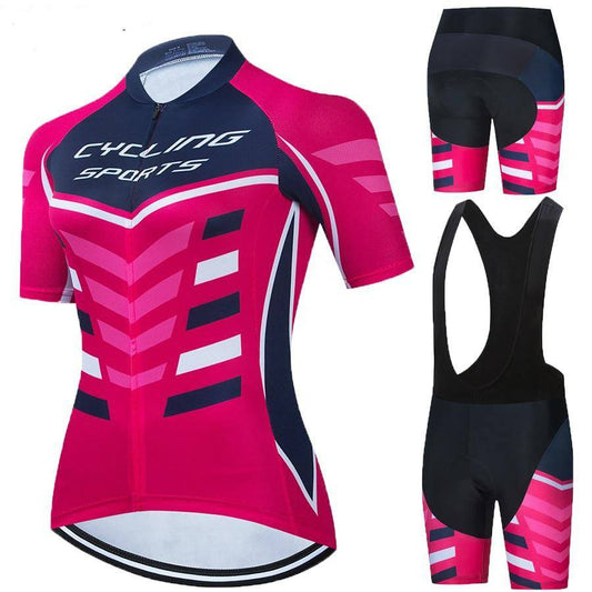 Short-sleeved Bib Cycling Jersey frm fitflow store